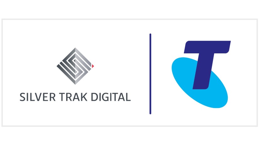 Telstra and Silver Trak Digital logos